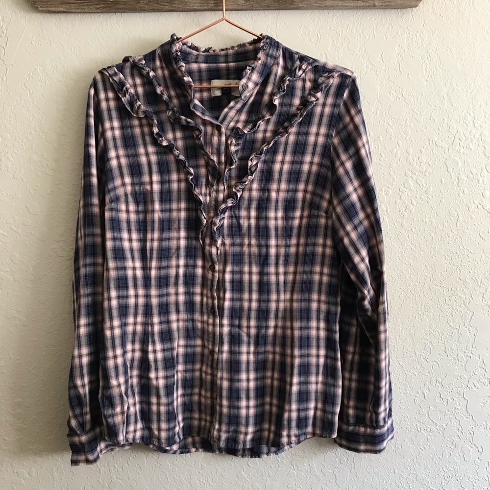Universal Thread rifle plaid button down